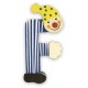 LETTRE ALPHABET EN BOIS CLOWN : A