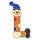 LETTRE ALPHABET EN BOIS CLOWN : A