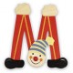 LETTRE ALPHABET EN BOIS CLOWN : A