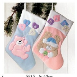 CHAUSSETTE DE NOËL BÉBÉ FILLE OU GARÇON