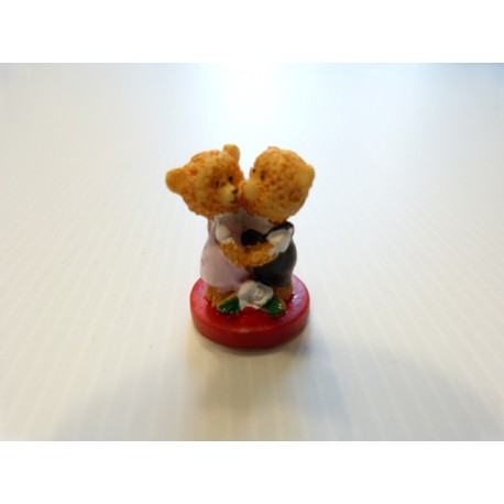 ANIMAL MINIATURE : COUPLE D'OURS