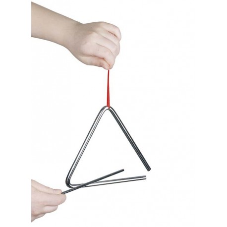 TRIANGLE MUSICAL EN ACIER 16 CM