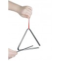 TRIANGLE MUSICAL EN ACIER 16 CM