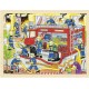 PUZZLE EN BOIS GOKI  DES POMPIERS: 48 pièces