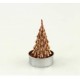 LOT DE 6 BOUGIES SAPIN de NOËL