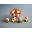 ANIMAL MINIATURE : COCHON porte bonheur