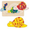 PUZZLE EN BOIS 4 couches GOKI Papillon ou Poisson