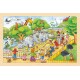 PUZZLE BOIS GOKI 24 PIÈCES "JOURNÉE AU ZOO"