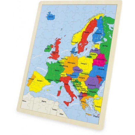 PUZZLE en BOIS 96 pièces : EUROPE