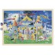 PUZZLE en BOIS GOKI 192 Pièces: CHÂTEAU FORT