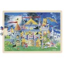 PUZZLE en BOIS GOKI 192 Pièces: CHÂTEAU