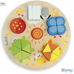 PUZZLE NUMERIQUE EN BOIS EDUCATIF MONTESSORI