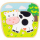 PUZZLE en BOIS 7 pièces : VACHE