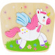 PUZZLE en BOIS 8 pièces : LICORNE