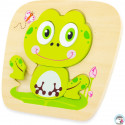 PUZZLE en BOIS 6 pièces : GRENOUILLE