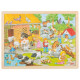 PUZZLE EN BOIS GOKI 48 PIÈCES: MINI FERME