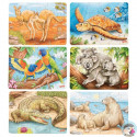 MINI PUZZLE EN BOIS  GOKI : ANIMAUX D'AUSTRALIE