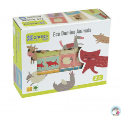 DOMINOS DES ANIMAUX BOIS ÉCO