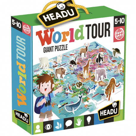 MONTESSORI DÉCOUVERTE : WORLD TOUR PUZZLE