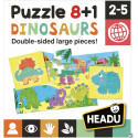 DINOSAURES : PUZZLES double face
