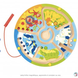 LABYRINTHE MAGNÉTIQUE POUR COMPTER AU ZOO