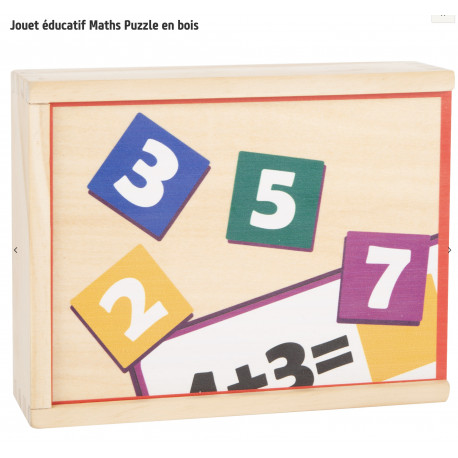 Puzzle éducatif en Bois