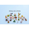 ENSEMBLE 24 SURPRISES CALENDRIER DE L'AVENT : ANIMAUX MINIATURES