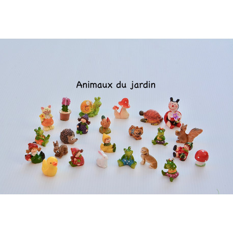 ENSEMBLE 24 SURPRISES CALENDRIER DE L'AVENT : ANIMAUX MINIATURES