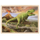 PUZZLE en BOIS GOKI 96 Pièces:  DINOSAURE T-REX