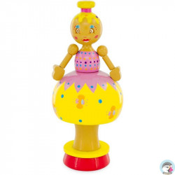 FIGURINE MUSICALE : BALLERINE ROSE