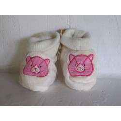 CHAUSSONS CHAUSSETTES"Châton" POUR BÉBÉ